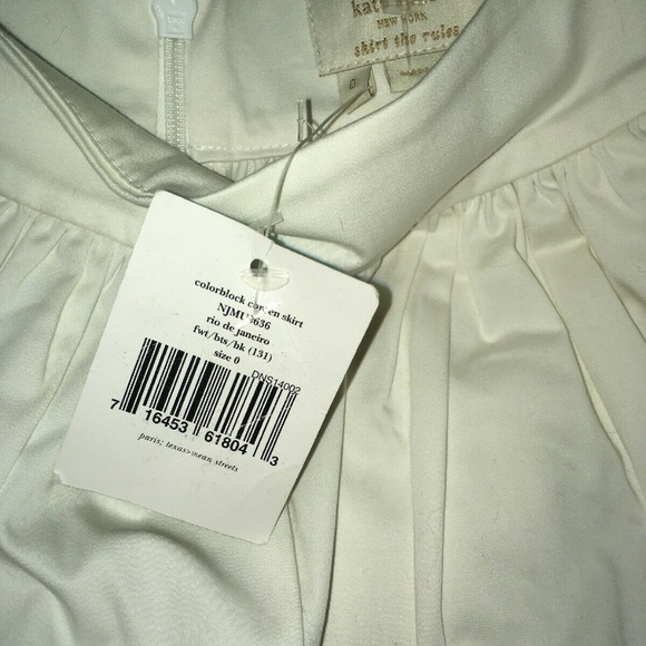 Kate Spade New York Colorblock Coreen Skirt 0 - Picture 6 of 8